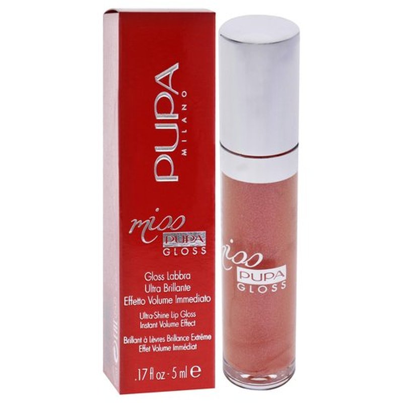 Pupa Milano Miss Milano Lip Gloss - Shiny, Smooth, Plump - Soft, Innovative Gel Texture - Glides Smoothly On The Lips - For A Moisturizing And Volume Enhancing Effect - 200 Juicy Glaze - 0.17 OZ