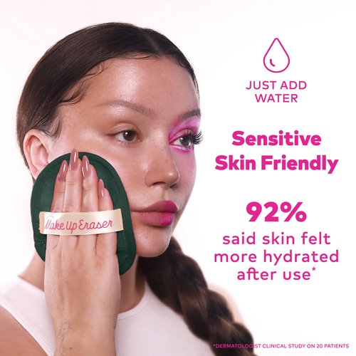The Original MakeUp Eraser, 7-Day Set, Erase All Makeup with Just Water, Including Waterproof Mascara, Eyeliner, Foundation, Lipstick, Sunscreen, and More! Eat Your Greens Neutrals, 7ct.