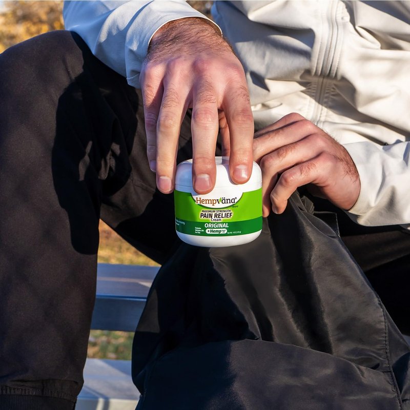 Hempvana Original Relief Cream - Maximum Strength Hemp Cream for Muscle & Joint Pain Relief | 4 oz