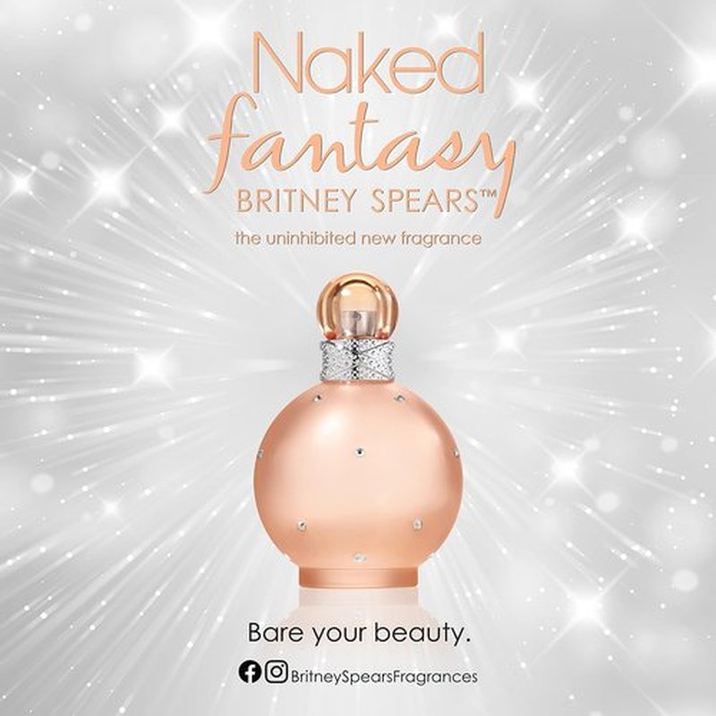 Britney Spears Naked Fantasy Limited Edition, Eau De Parfum EDP Spray for Women, 1 Fl Oz