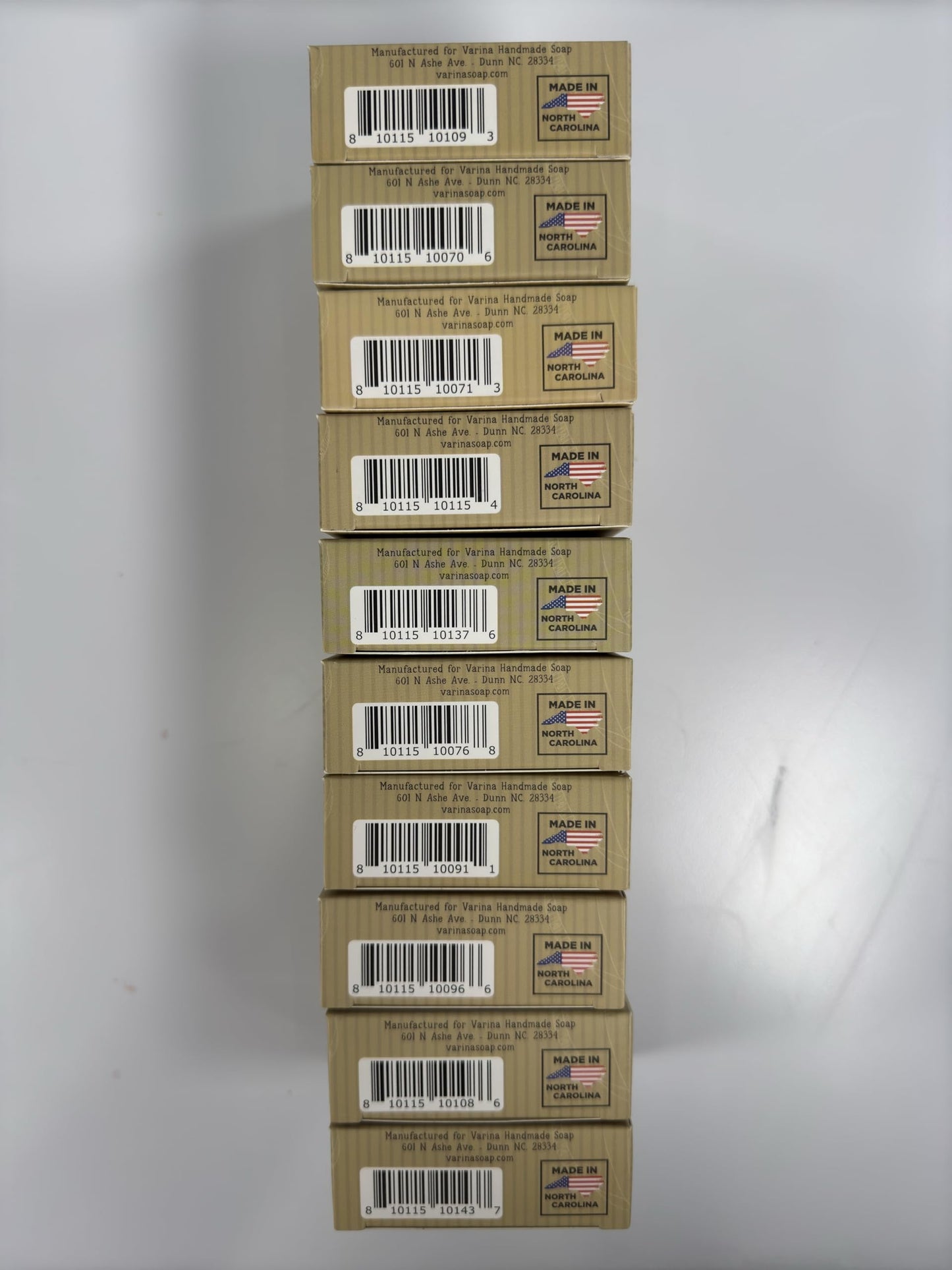 Varina Natural Floral Variety Bar Soap - Gentle Cleansing for Sensitive Skin, Floral - 10 Pack
