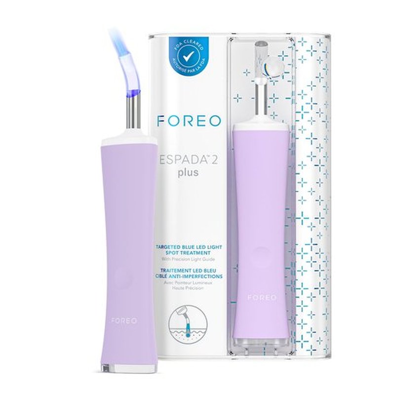 FOREO ESPADA 2 plus Precise Targeting - Skin Care Device for Blemish Treatment - Medical-grade Silicone - Scar & Spot Treatment for Face - Clear Skin – Lavender