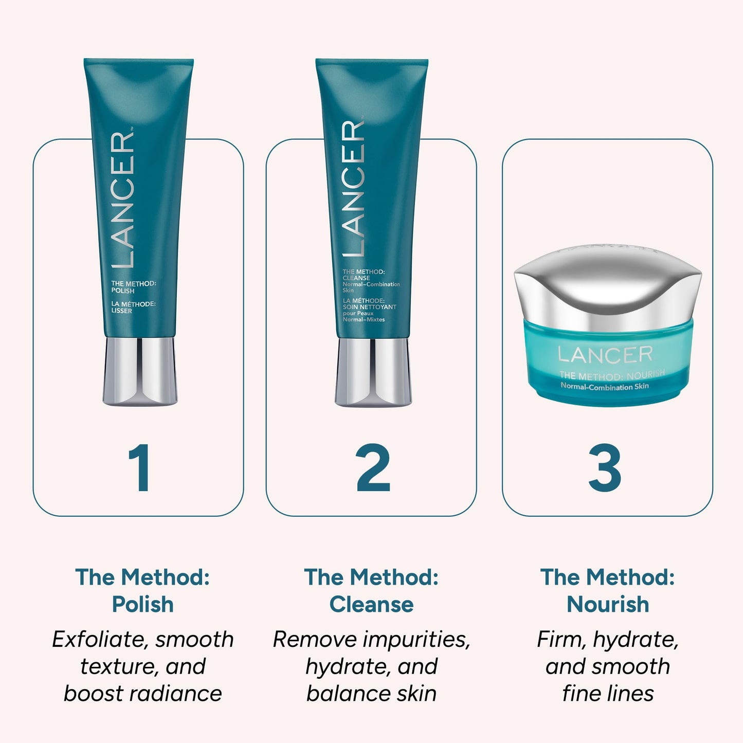 Lancer Skincare | The Method: Polish Facial Exfoliator | Face Scrub with Natural Minerals | Exfoliating Face Scrub for Normal Combination Skin | Daily Skin Polish | Dermatologist Developed | 2fl oz
