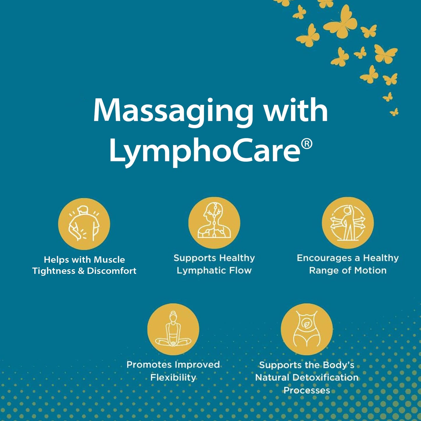 Baar LymphoCare Massage Oil & Skin Lotion – Lymphatic Massage Blend with Olive Oil, Rose Hip Oil & Castor Oil, Nourishing Body Lotion for Circulation & Relaxation, 8 Oz