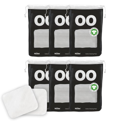 Love Noobs Baby Cotton Pads for Diaper Change, 360 Count, Ultra Soft 100% Organic Extra Large Cotton Pads for Baby Sensitive Skin, Lint-Free Premium Jumbo Size Cotton Pads, 100% Cotton Squares