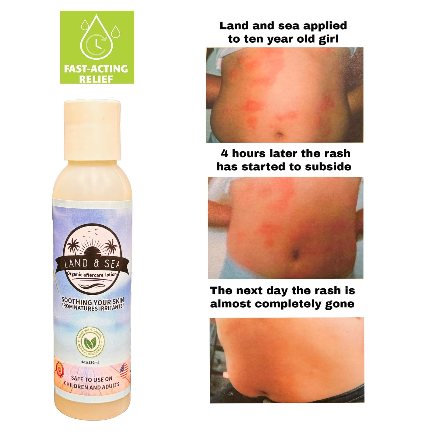 Land and Sea Organic, Aftercare Lotion