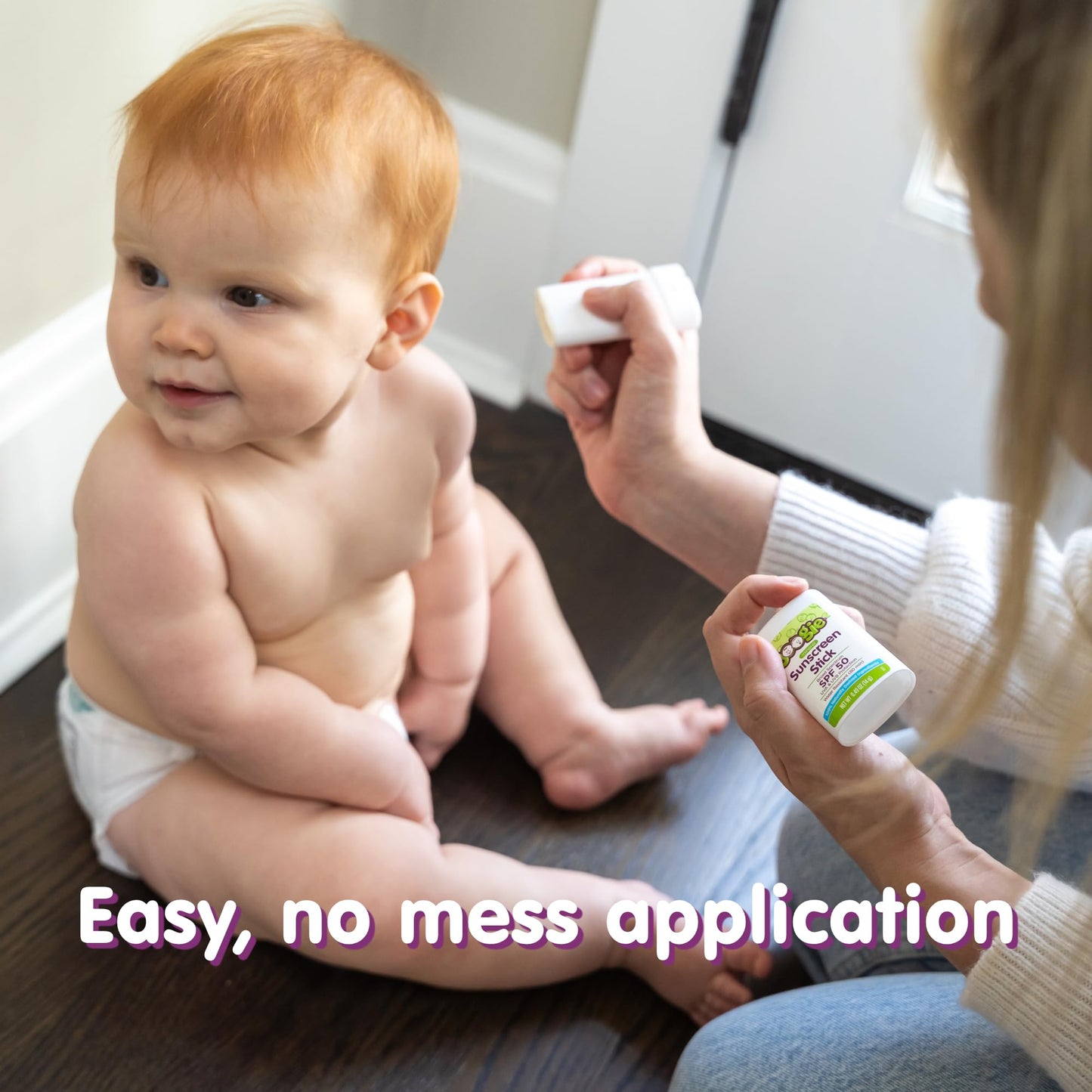 Boogie Mineral Sunscreen Stick SPF 50 - (2 Pack) 0.49 oz - Sunscreen for Kids - Broad Spectrum UVA & UVB Protection - Water Resistant - Hypoallergenic - 100% Naturally Derived Ingredients