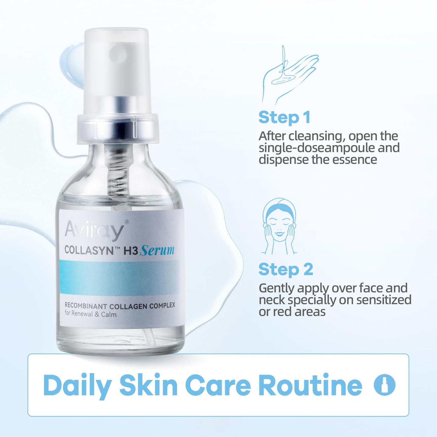 Aviray Recombinant Collagen Face Serum - Barrier Repair Serum - 50G-S1