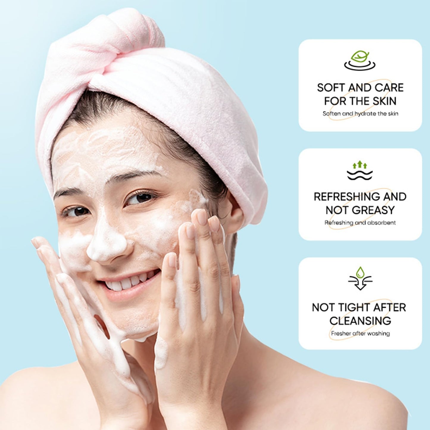 8Pcs Aloe Vera Skin Care Set - Face Care Kit With Cleanser, Mask, Toner, Serum, Lip Balm, Eye Cream, Moisturizer for Women Girls