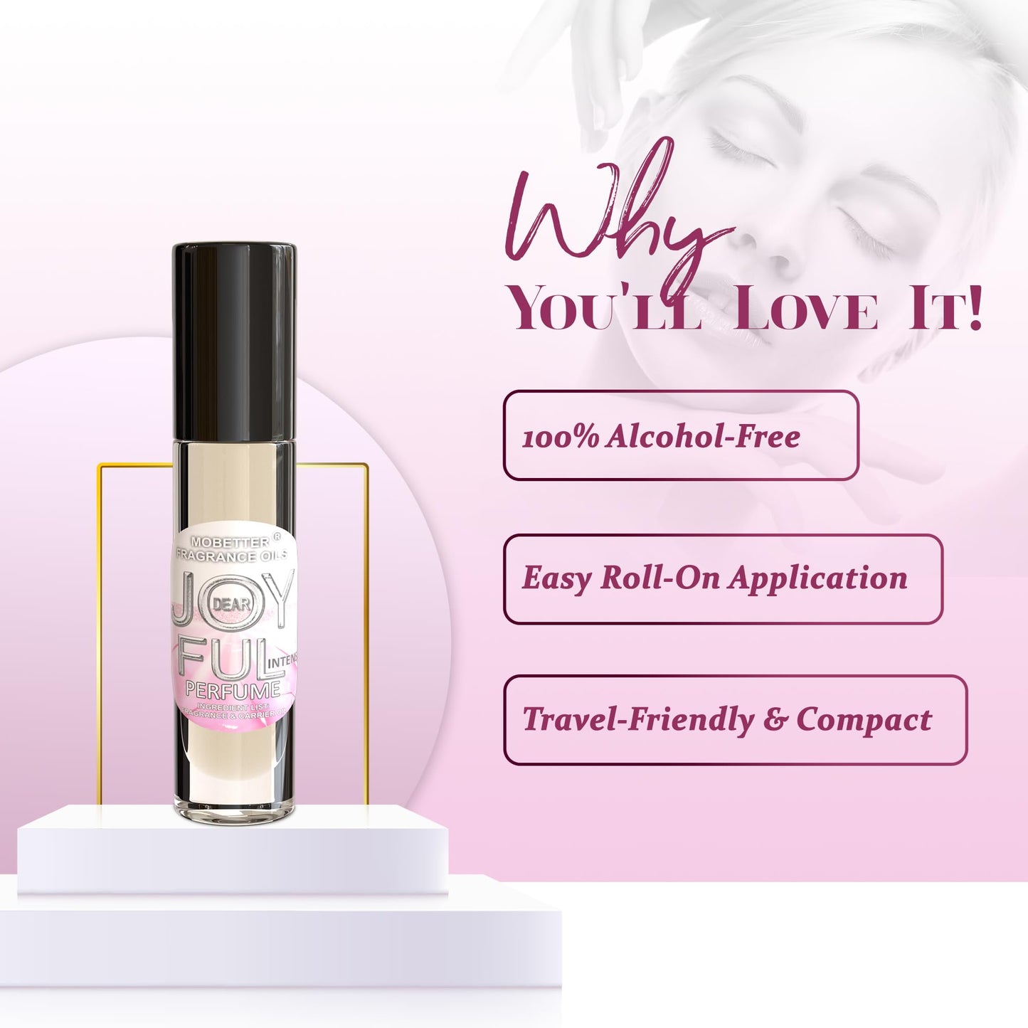 MOBETTER FRAGRANCE OILS Dear Joyful Intense Women Perfume Body Oil roll on