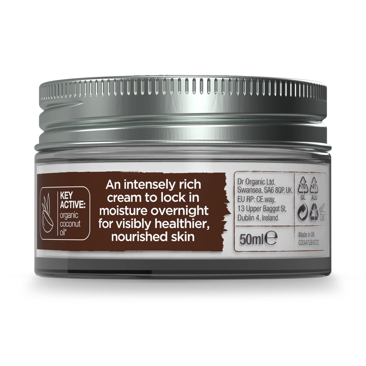 Organic Doctor Virgin Coconut Oil Night Cream, 1.7 Fluid Ounce