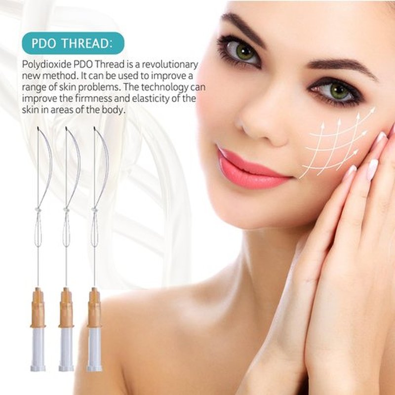 ESTEVO PDO Mono Threads Lift, for Face and Body PDO Thread For Skin Tightening and Reduce Wrinkle (20PCS-26G*60mm)