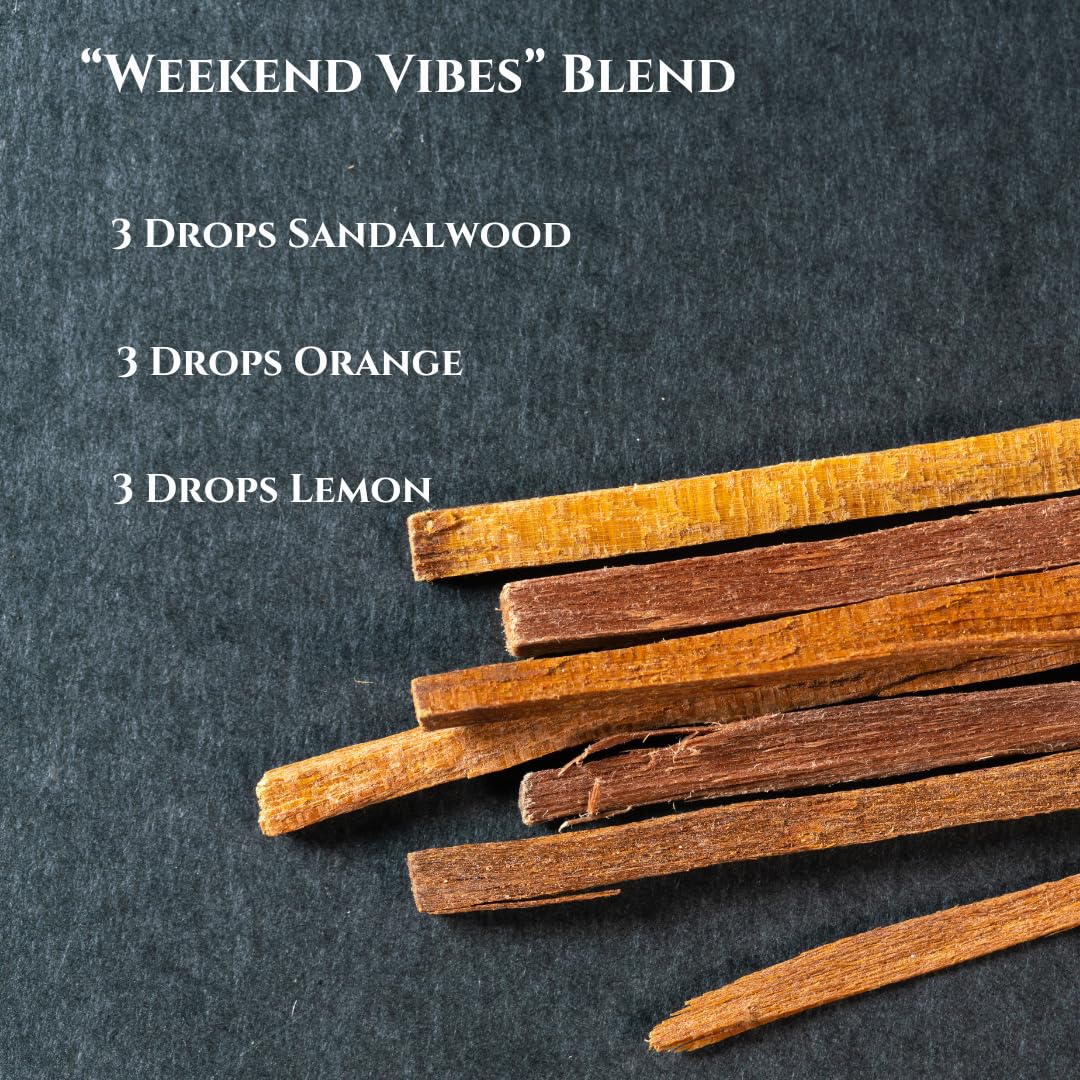 SenseLAB Indian Sandalwood Essential Oil - Wellness and Relaxation - Fragrance Oil - 100% Pure Extract Therapeutic Grade Sandalwood Oil for Aromatherapy Diffuser (10 ml)