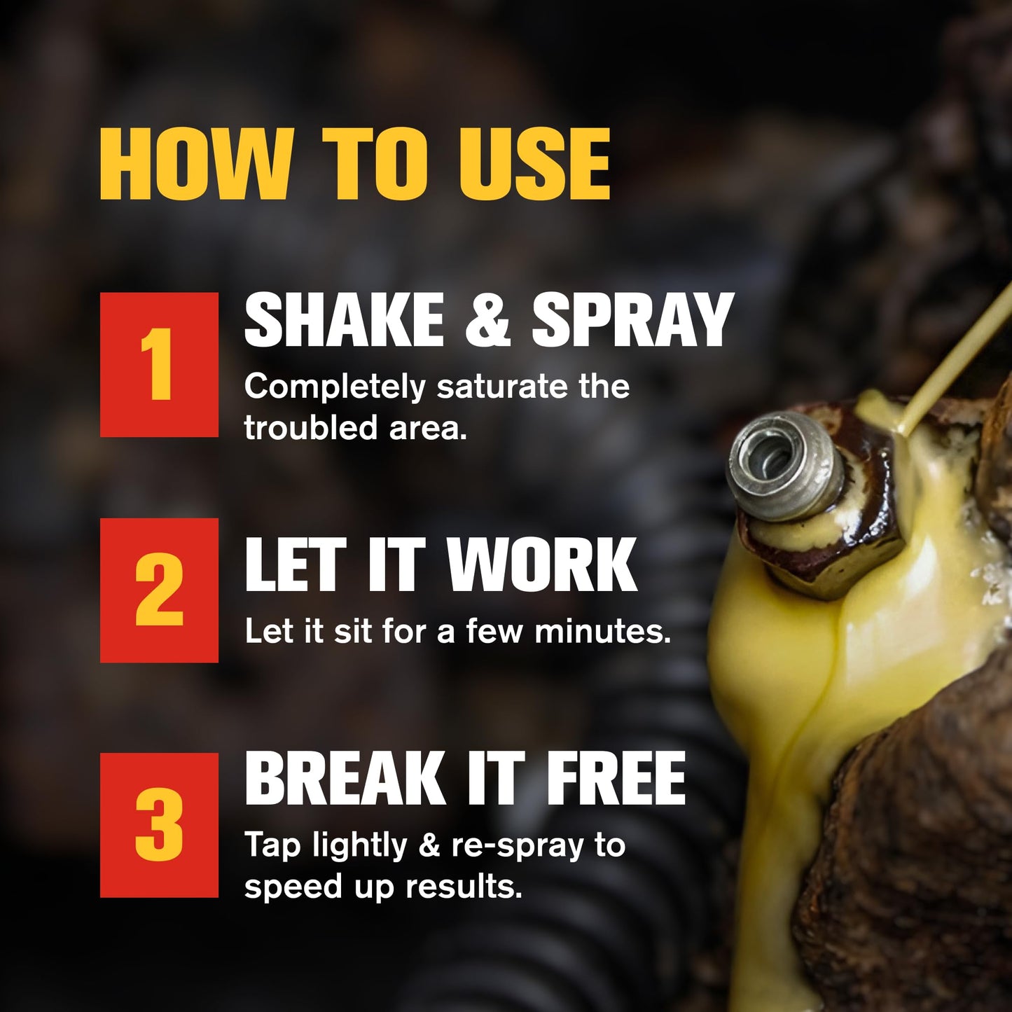 PB Blaster Penetrating Oil Spray, 11 oz Aerosol Cans (6-Pack) – Rust Remover & Bolt Loosener for Stuck Nuts, Bolts & Rusted Parts – Penetrating Catalyst for Automotive & Mechanical Use