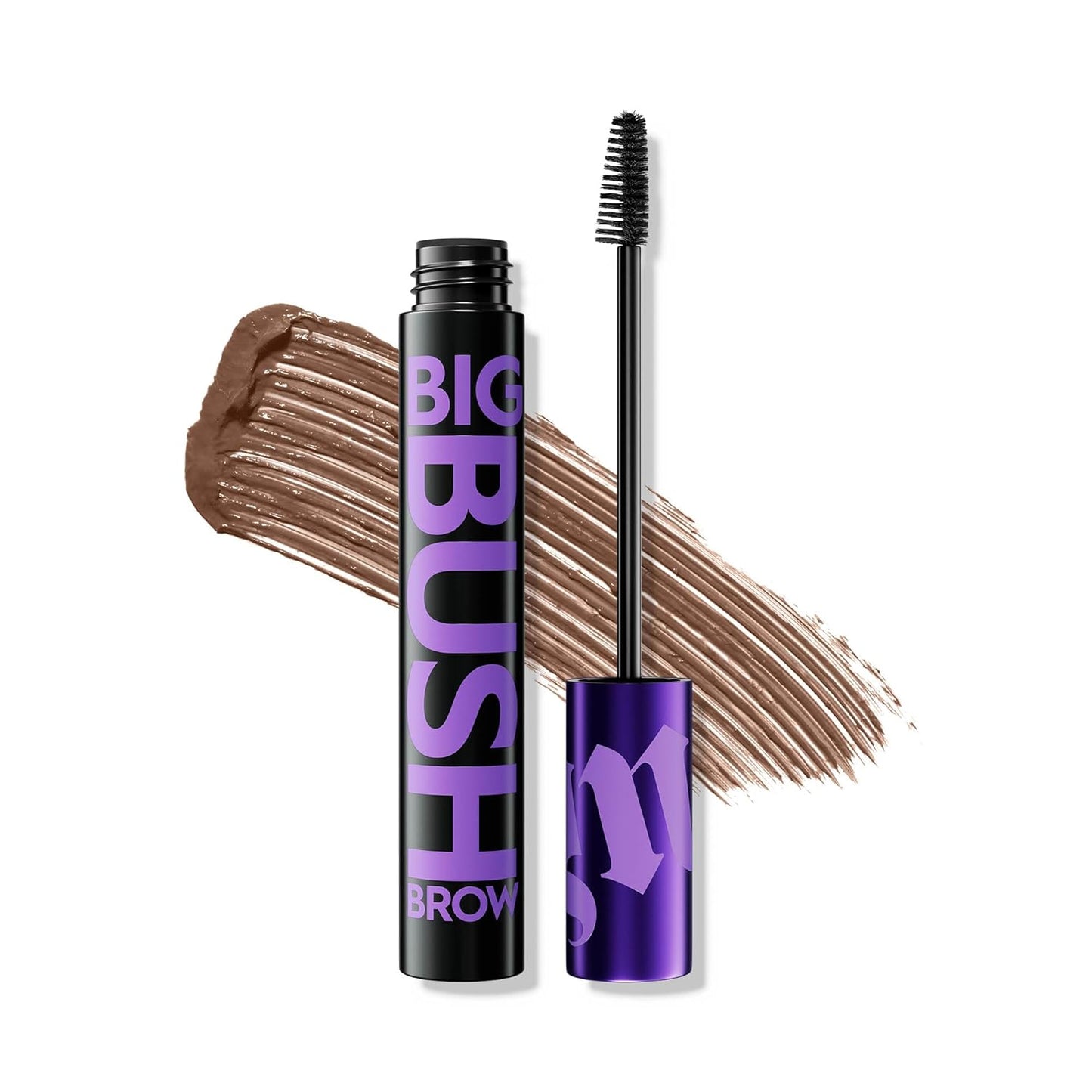Urban Decay Big Bush Volumizing Tinted Eyebrow Gel, Waterproof, Smudge-Resistant, Flake-Resistant, Buildable Brow Gel Fibers, Long-lasting, Up to 24 HR Hold, Nourishing Castor Oil, Vegan - 0.19 fl oz