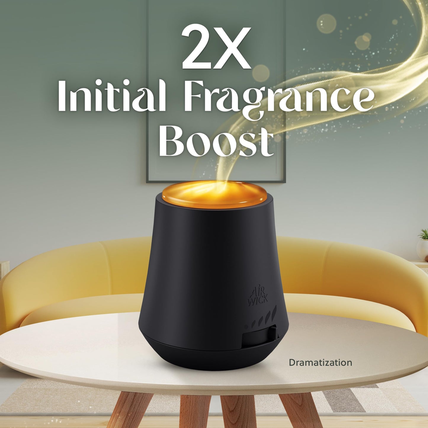 Air Wick Essential Mist Refill, 5 ct, Fresh Waters, Essential Oils Diffuser, Air Freshener