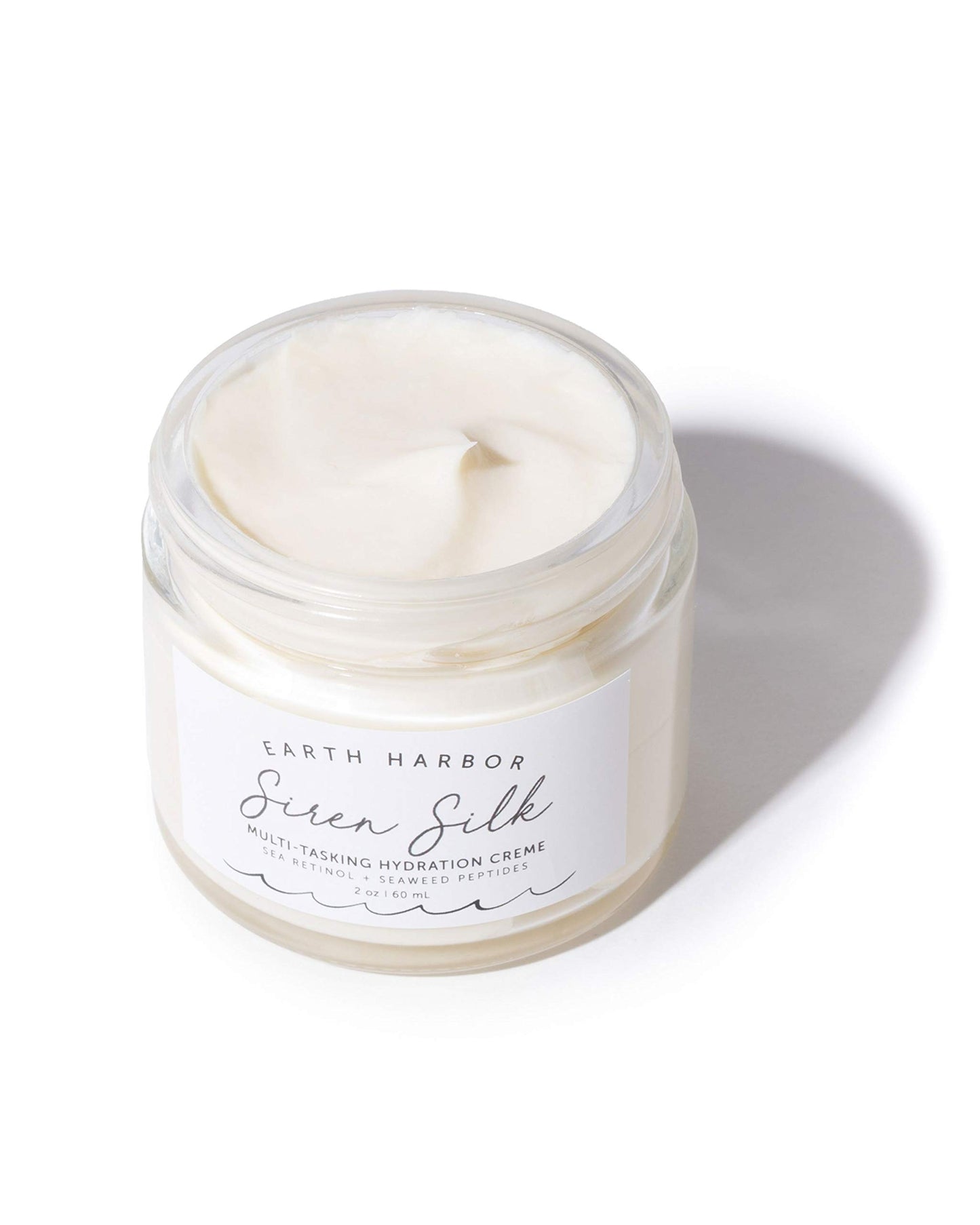 Earth Harbor SIREN SILK Multi-Tasking Hydration Creme Packed with 20 Botanical Actives, Vegan & Cruelty-Free Night Cream with Sea Retinol Alternative for Intense hydration, Fine Lines & Wrinkles, 2 oz