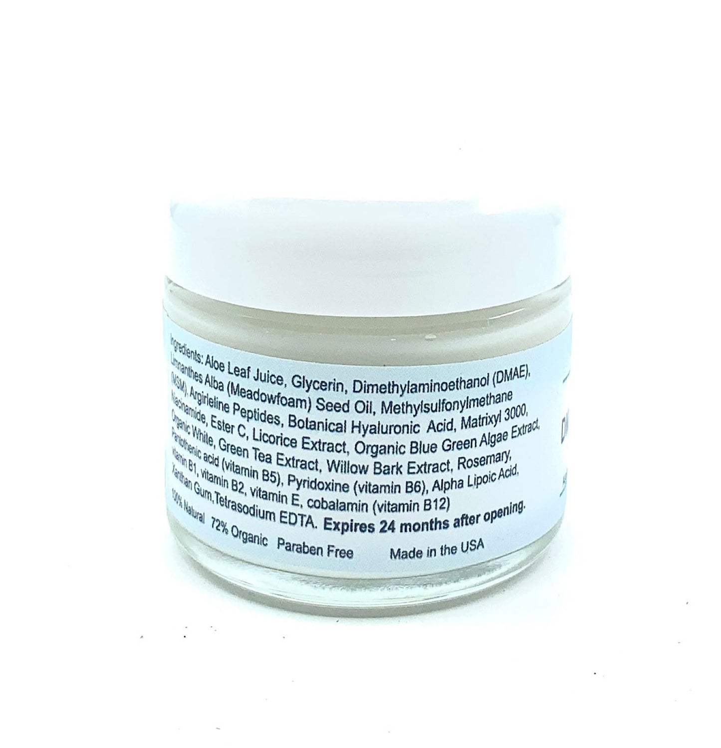 DNA Code ANTI-AGING DMAE+MSM+NIACIN Firming Cream, 100% Pure Hyaluronic Acid, Argireline, Matrixyl 3000 (2 oz)