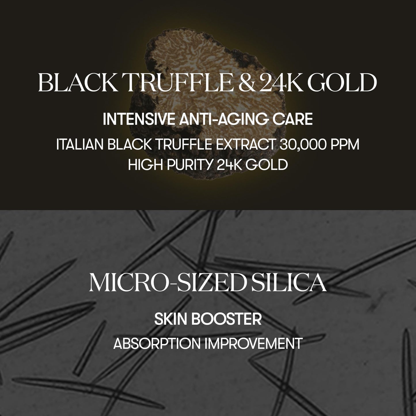 VT COSMETICS Black Truffle Reedle Shot 100 Serum with Black Truffle Extract & 24K Gold Spicule Microneedling Formula, Korean Skincare, 1.69 fl oz(50ml)