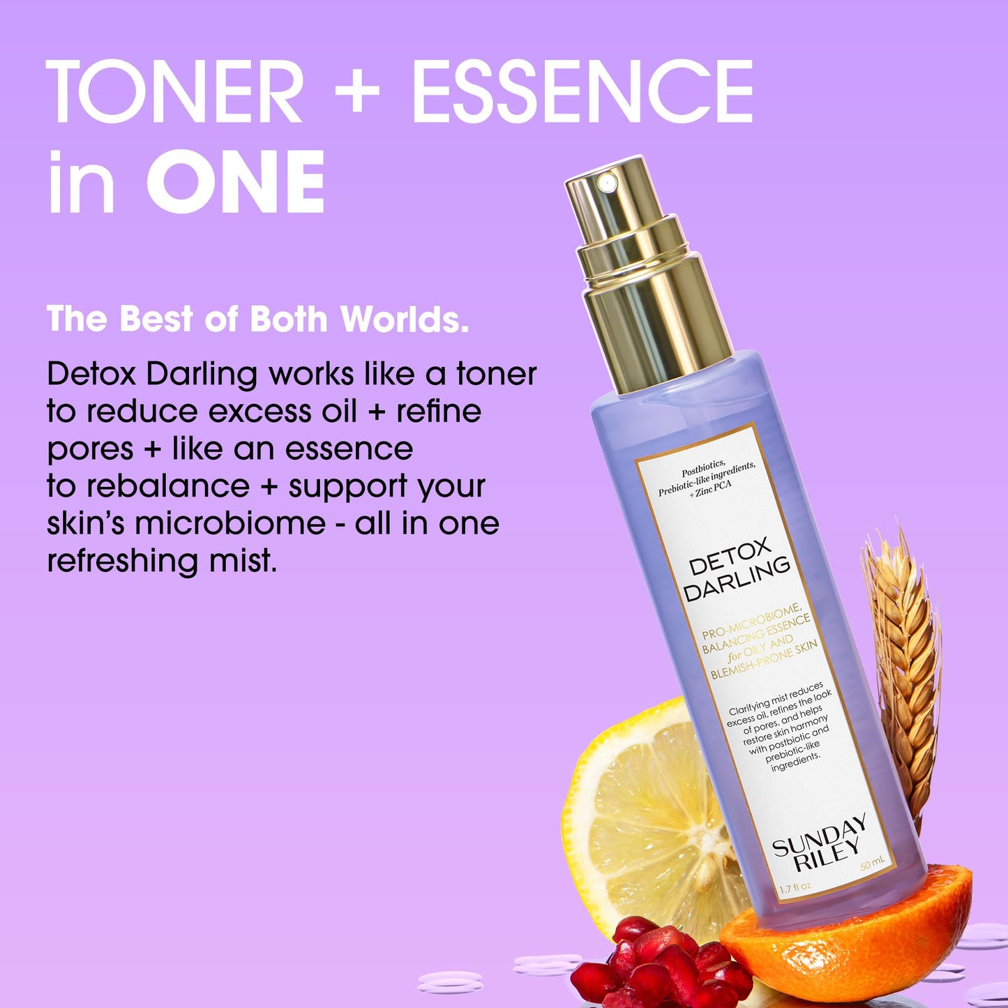 Sunday Riley Women's Detox Darling Toner