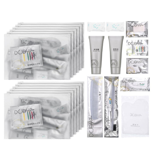 Travel Hygiene Kit - Fully Equipped & Individually Packed Convenience Kits | Perfect for Hotels, Home, Camping, Travel (Pack of 25)