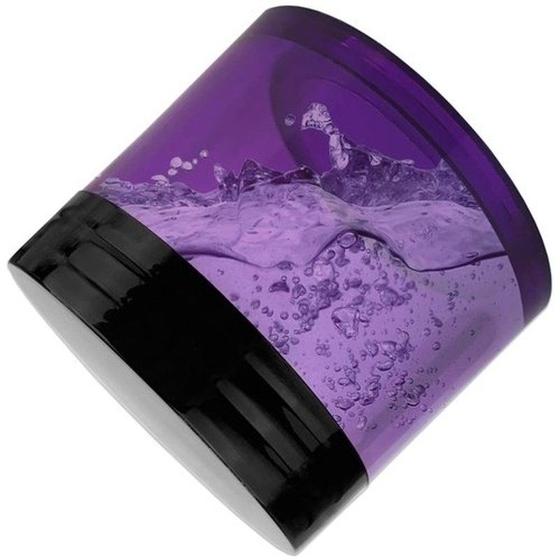 Beauticom 30g/30ml (1 fl. oz.) Double Wall Purple-Tinted Plastic Leak Proof Jars with Flat Top Lids for Creams, Lotions, Make Up, Powders, Glitters, and more... (Color: Black Lid, Pieces: 30)
