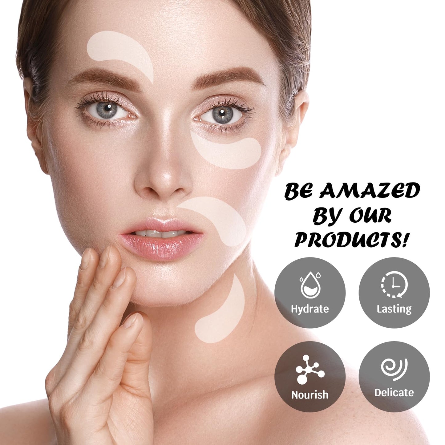 30 Pairs Under Eye Patches for Dark Circles,Moisturizing Under Eye Masks Skincare,Highly Hydrating Eyepatches for Women and Men,Refreshing Eyemasks Travel Eye Pads