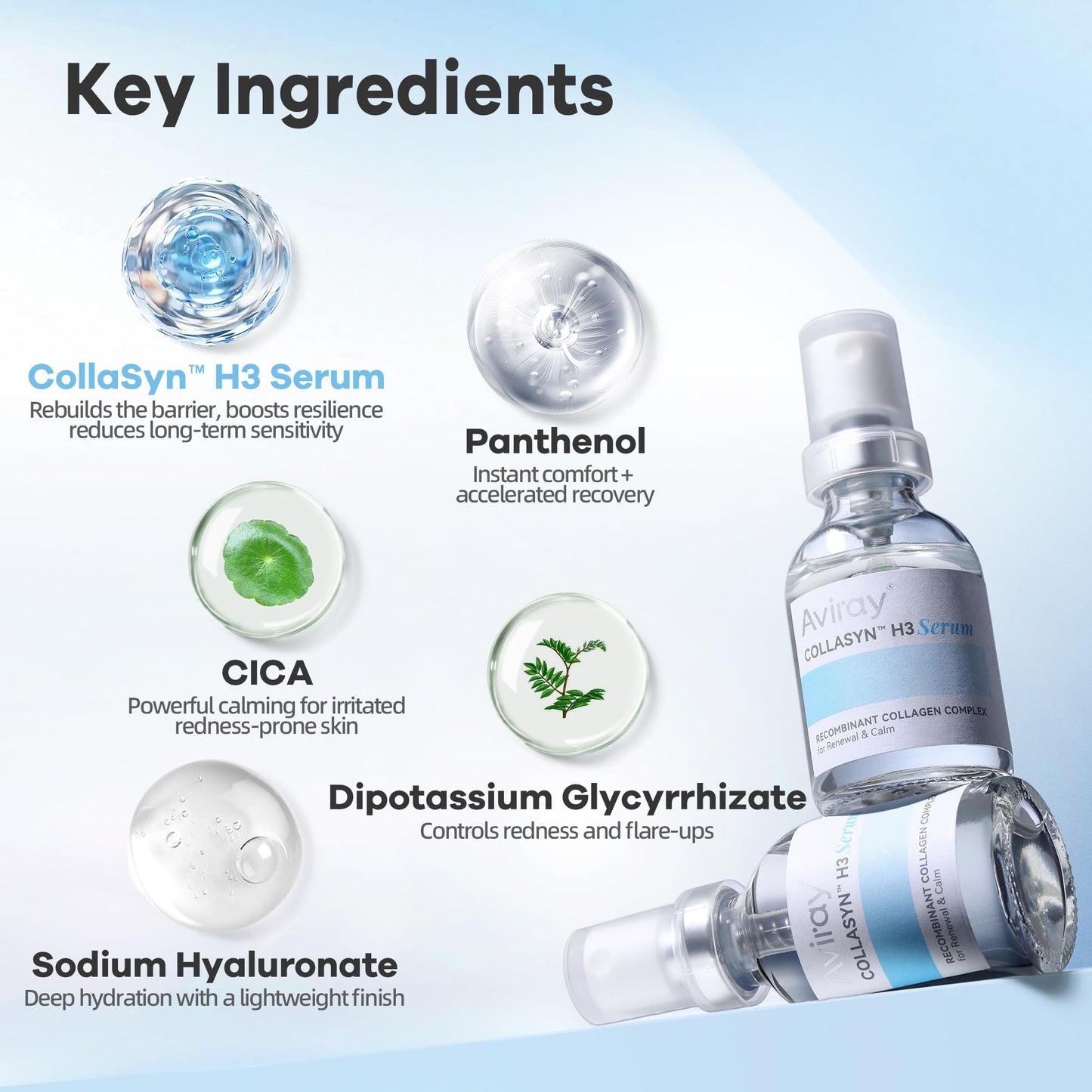 Aviray Recombinant Collagen Face Serum - Barrier Repair Serum - 50G-S1