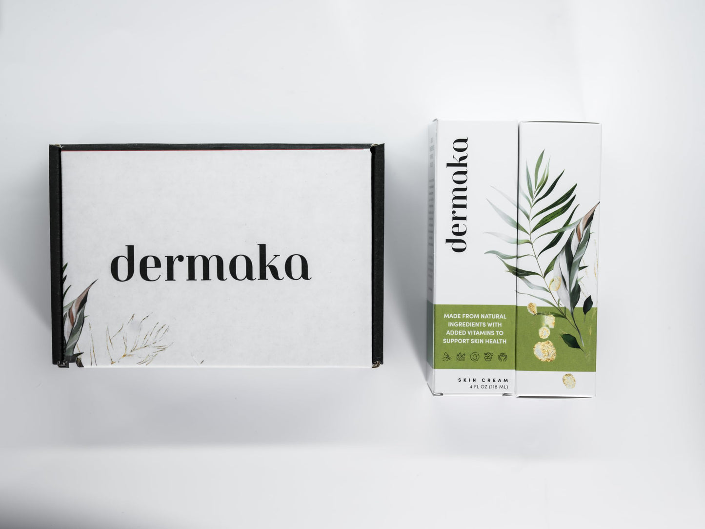 Dermaka Natural ingredients Arnica Skin Cream 4 oz 2 pack – Enriched with Chamomile, Green Tea & Vitamins A & E, Non-Greasy Texture