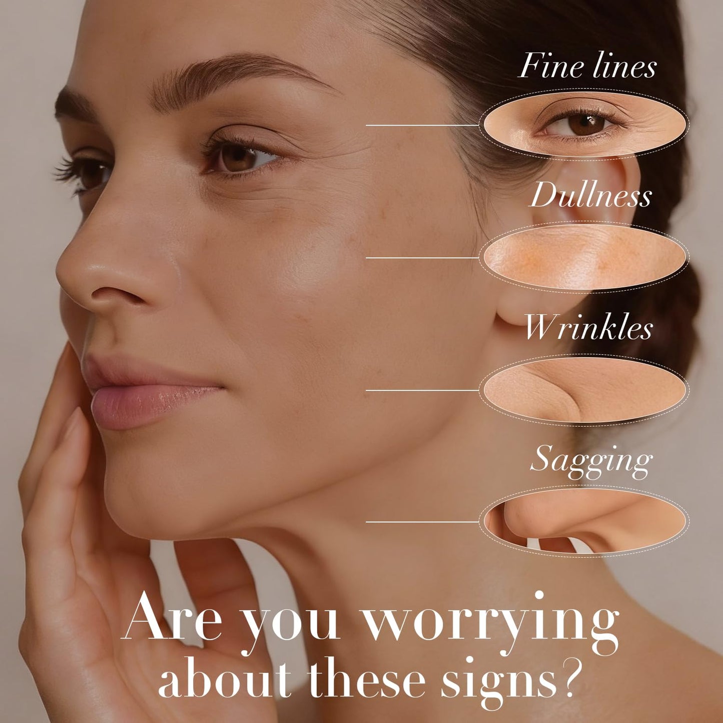 QAH Instant Firming & Tightening Face Serum, Fast-Acting Lifting Look for Face & Neck | Visible Smoothing Effect, Lightweight Serum for Special Occasions 1.01 fl.oz.