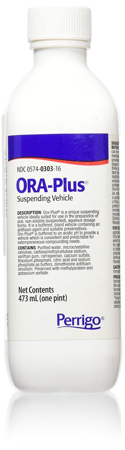 Ora-Plus Oral Suspending Vehicle, 16 Ounce