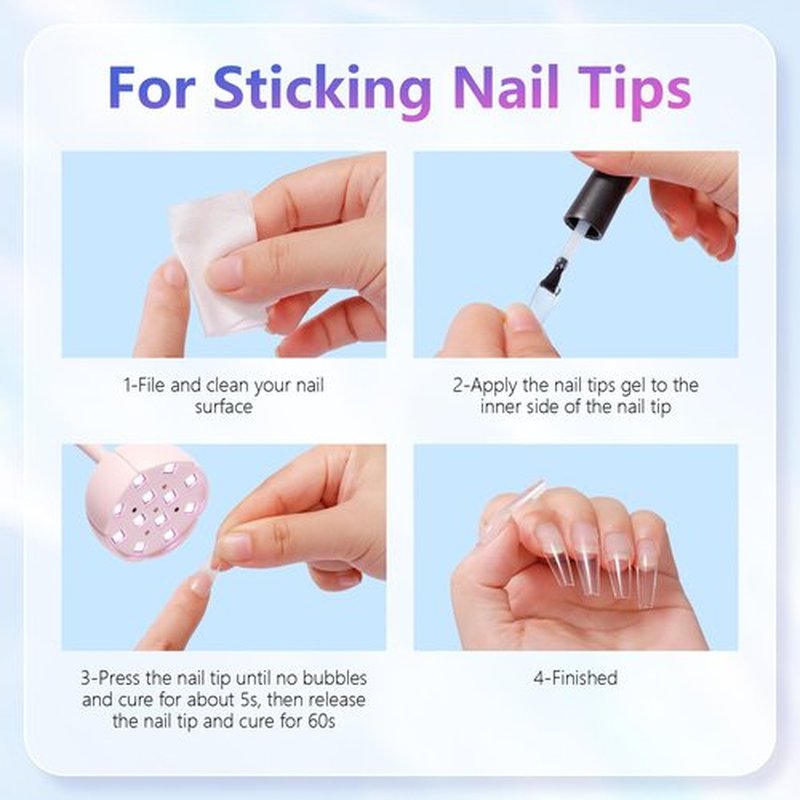 Makartt UV LED Nail Lamp - Gooseneck UV Light for Gel Nails Cherie Cordless USB 24W Nail Dryer Gel Lamp with 4 Times & Auto Sensor Professional Fast Flash Curing Nail UV Light for Gel Polish Nail Art