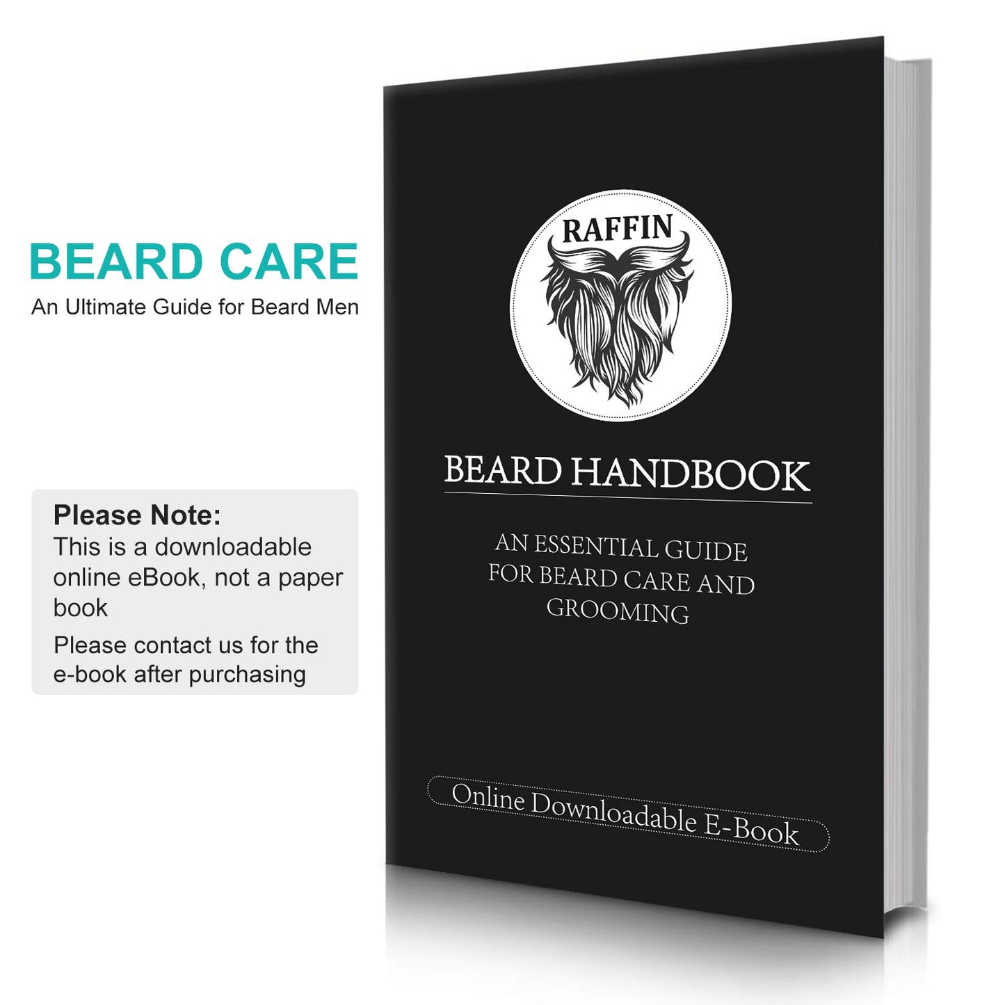 RAFFIN Beard Kit w/Beard Oil, Beard Balm, Beard Brush, Beard Comb, Beard Wash/Shampoo for Men's Self-care, Christmas & Stocking Stuffers for Adult Men, Birthday Gifts for Him Husband Boyfriend Dad