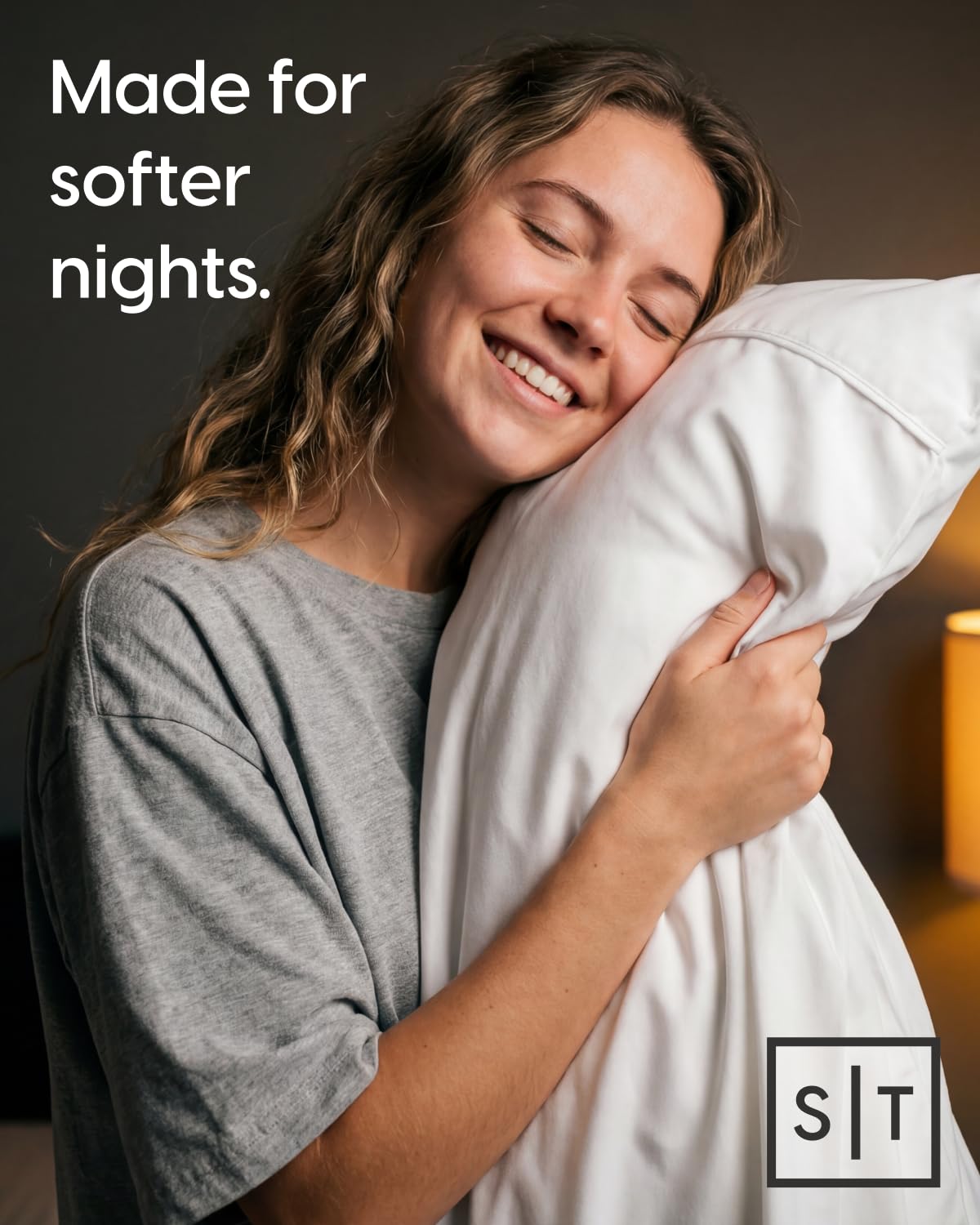 Sleepy Town Queen Size Bed Sheets - 4 Piece - Queen Sheet Set - Extra Soft, Comfy & Cooling - Easy Care - Shrinkage, Wrinkle & Fade Resistant - Brushed Microfiber - Deep Pocket Bed Sheets (White)