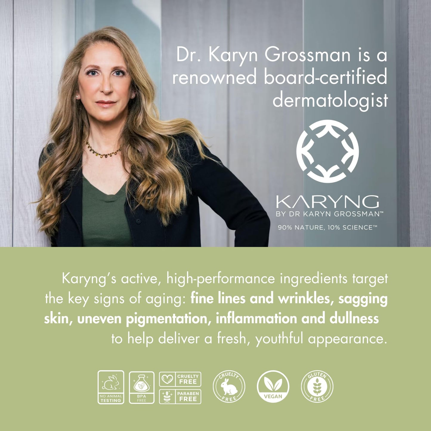 Karyng Restructuring Night Cream for Face, Fragrance-Free Overnight Moisturizer, Hydrating and Firming Anti-Aging Face Cream for Sensitive and Mature Skin, 1.7 oz