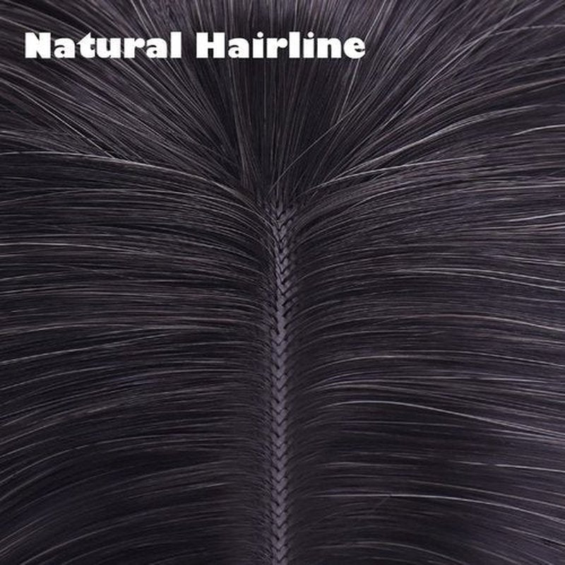 BERON 14 Inches Silver Wig for Women Silver Gray Wig Short Curly Synthetic Wig with Bangs Ombre Grey Wigs with Wig Cap