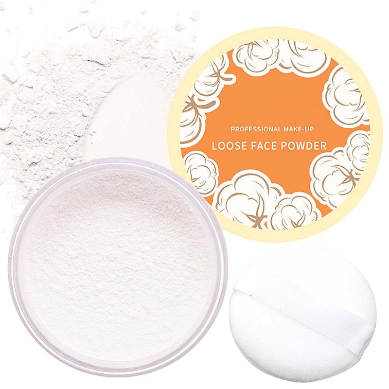 Translucent Oil Control Loose Face Powder - Long Lasting Matte Finish | Brightens Skin Tone & Covers Blemishes