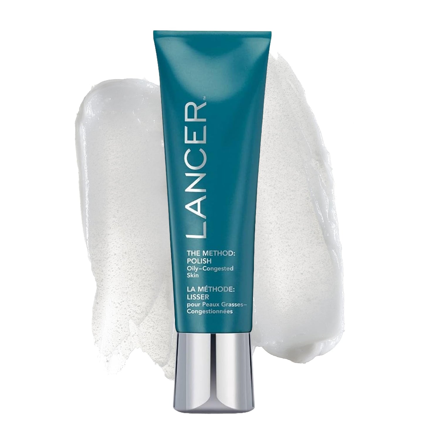Lancer Skincare The Method: Polish Facial Exfoliator, Daily Exfoliating Face Scrub with Natural Minerals, Oily Congested Skin, 4.2 Fluid Ounces