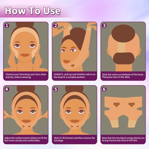 Upgrated V-silicone Face Lift Tape Face Strap,Soft Silicone Chin Strap for Women 23-27 Inches,Double Chin Reducer,Chin Strap For Sleeping (Skin)