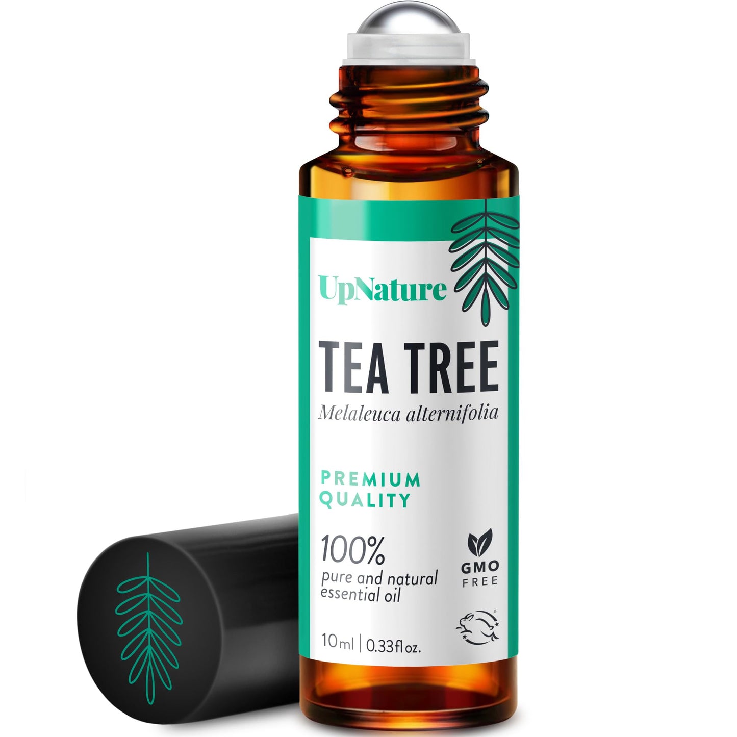 UpNature Tea Tree Essential Oil Roll On - 100% Natural Tea Tree Oil for Skin