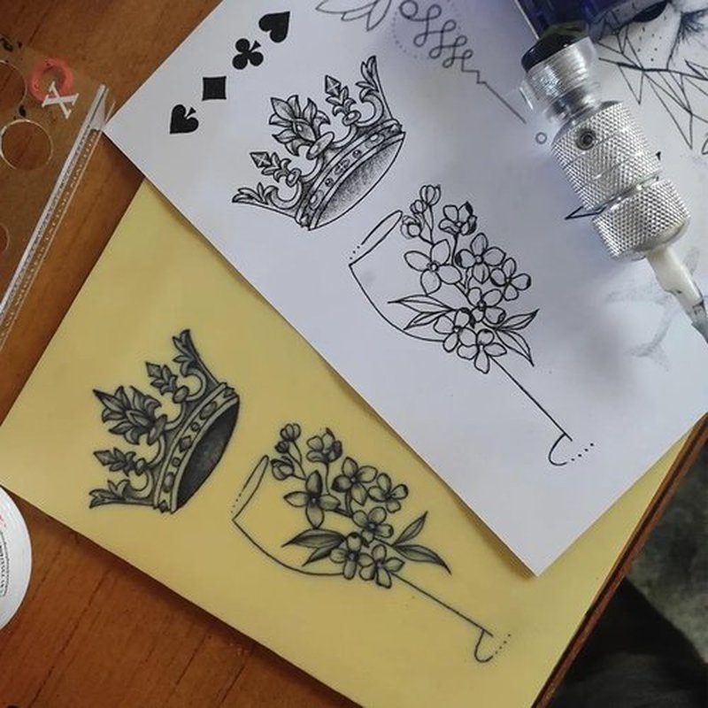3mm Tattoo Skin Practice Kit - Usiriy 4pcs Tattoo Fake Skin Thick Silicone Skin and 15pcs Tattoo Tracing Paper Tattoo Stencil Paper Tattoo Supplies Tattoo Practice Kit