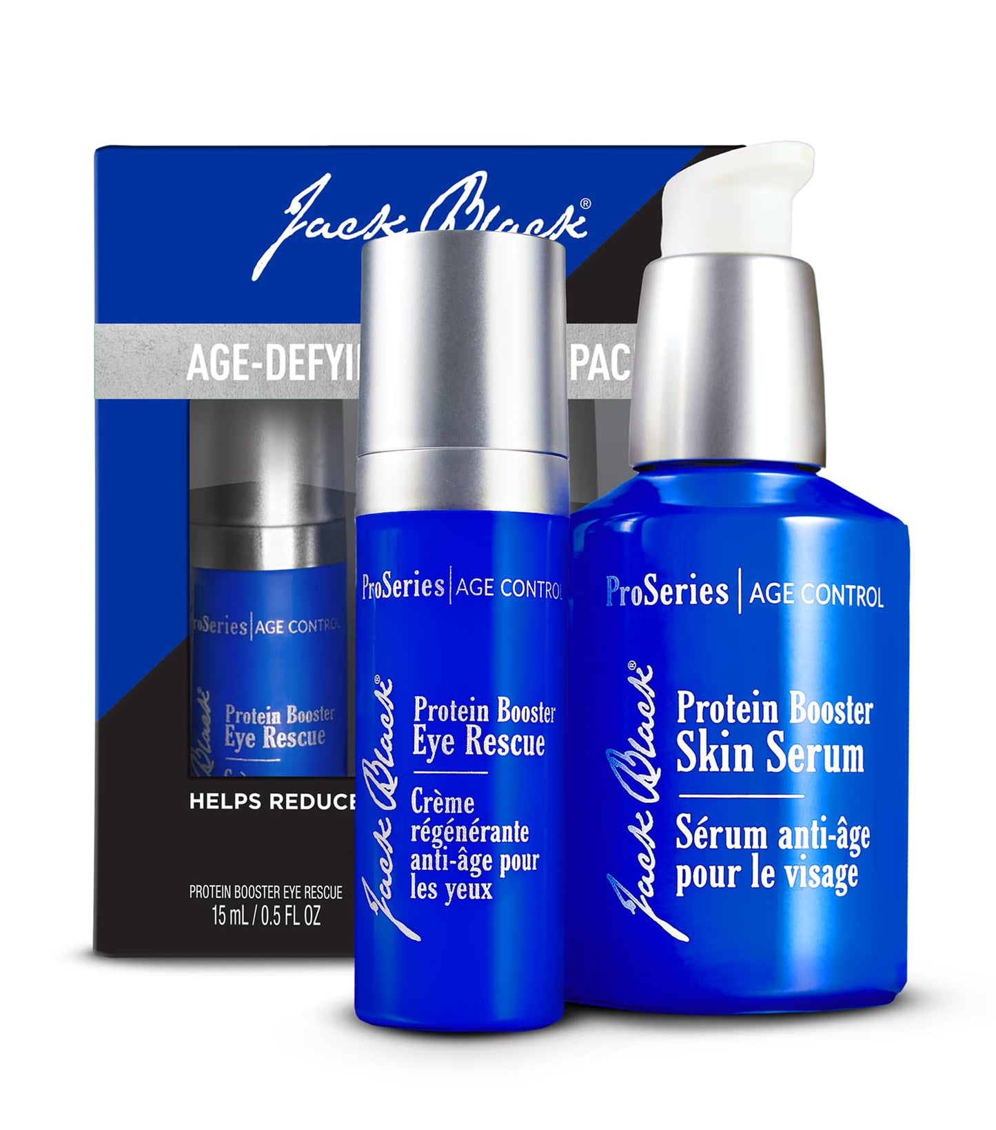 Jack Black Age-Defying Booster Pack with Skin Serum and Eye Rescue