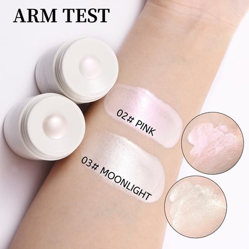 DAGEDA Liquid Highlighter Makeup,Long Lasting Cream Highlighter,Easy Twist Application,Liquid Luminizer with Natural Glow Shimmer Finish,Sparkling Illuminator Makeup for Women(Moonlight)