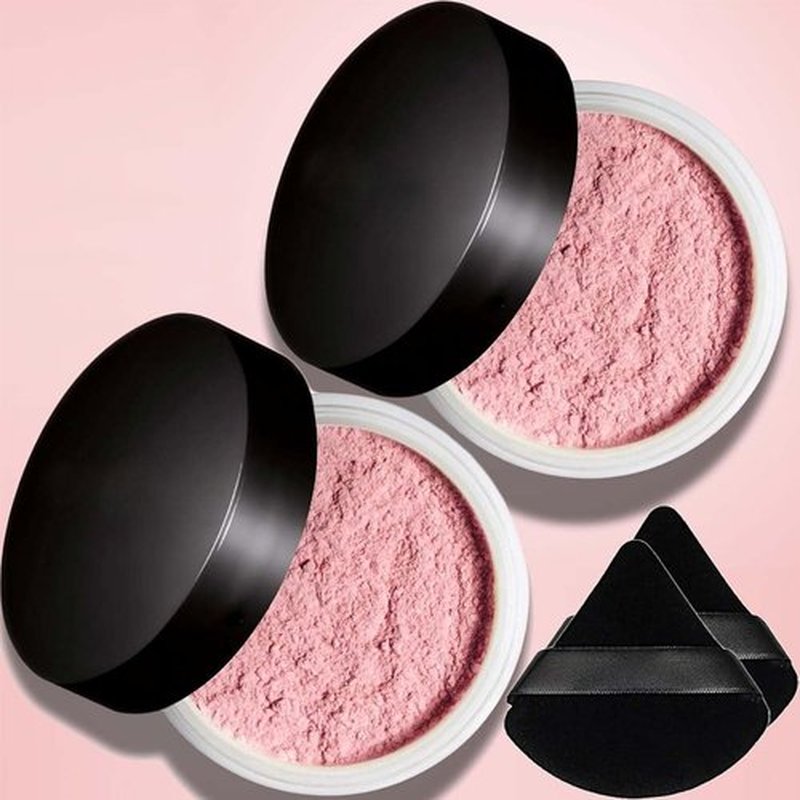 Blurring Setting Powder, Pink Setting Powder Loose Blurring, Pink Powder Setting, Pink Setting Powder Blurring, Pink Blurring Powder for All Skin Tones (2)