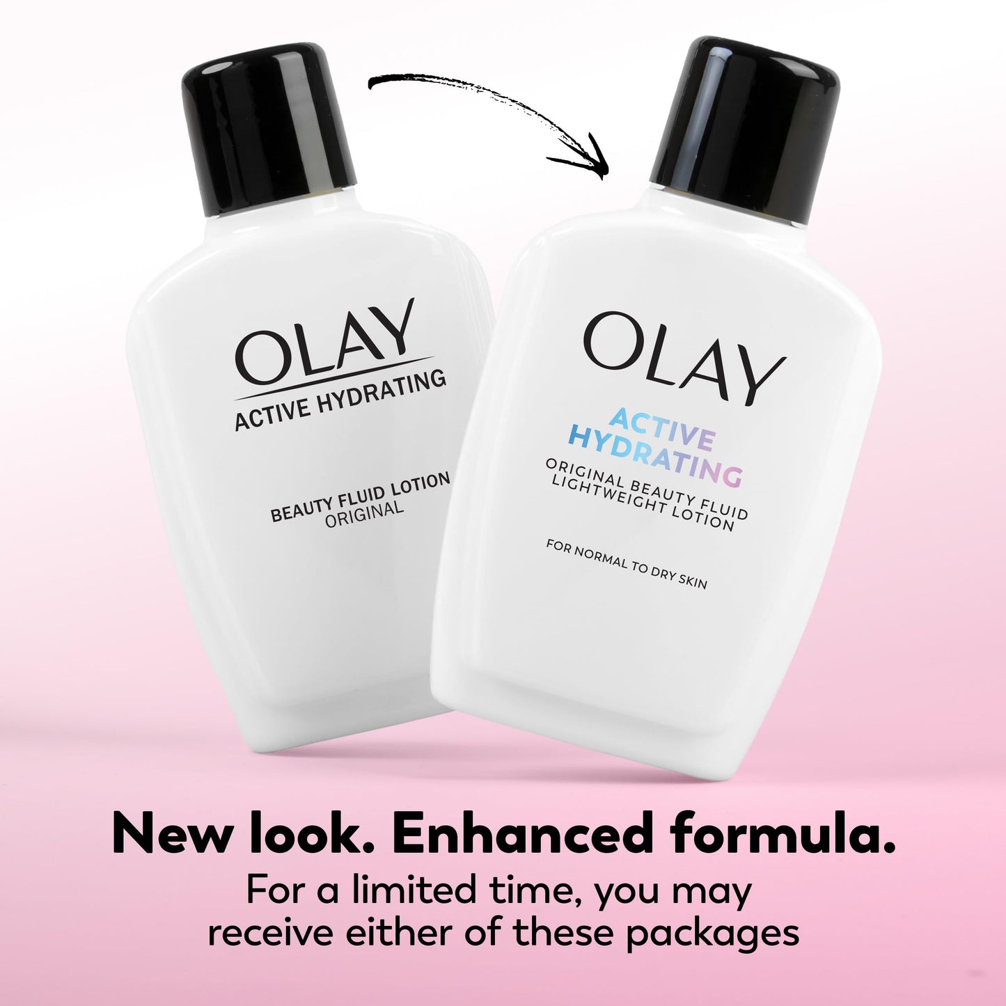 Olay Face Moisturizer, Active Hydrating Beauty Fluid Lotion, Original Facial Moisturizer, 4 Oz. (Pack of 4)