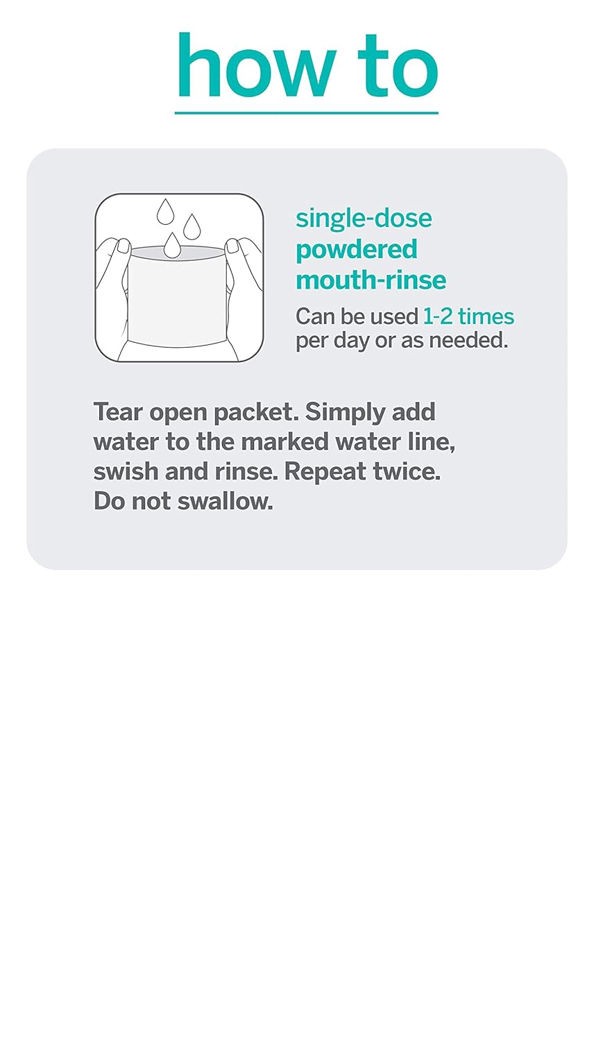 Supersmile Powdered Mouth Rinse - Freshen Breath & Whiten Teeth - TSA Approved Travel Pack