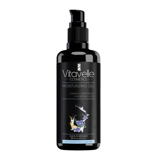 VITAVELLE Lightweight Face Moisturizer Gel – Hydrating Daily Facial Gel for All Skin Types (1.69 Fl Oz)