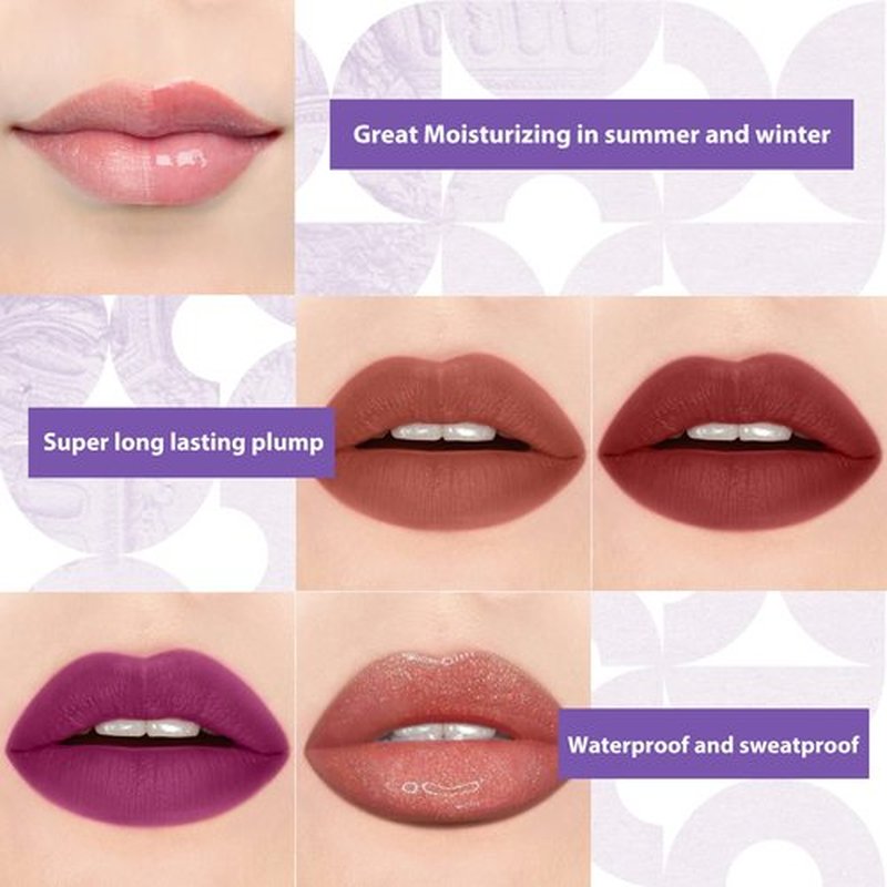 Color Nymph Makeup Organizers, Foldable Storage Box Coming with Full Kit Cosmetic Sets Makeup Kits For Teens Girls Make up Kit Includs Eyeshadow Mascara Lipstick Lipgross Blush and Tools -Purple