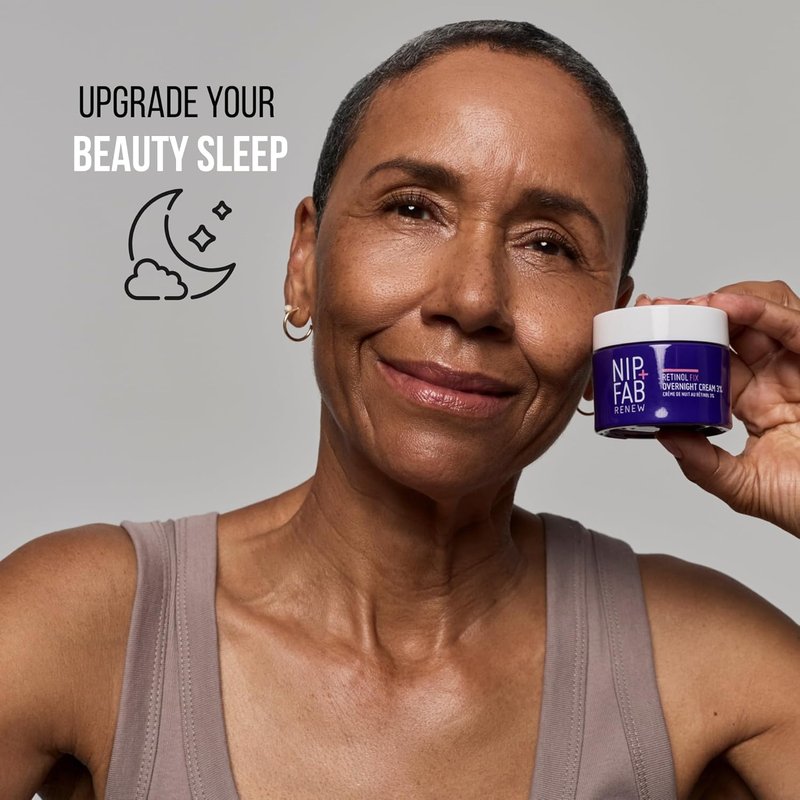Nip+Fab Retinol Fix 3% Overnight Cream - Youth-Boosting Anti-Aging Formula for Fine Line Reduction | Encapsulated Pure Retinol