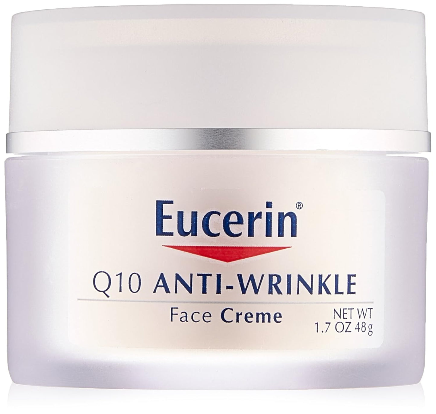 Eucerin Q10 Anti-Wrinkle Face Cream for Sensitive Skin - 1.70 oz (Pack of 2)